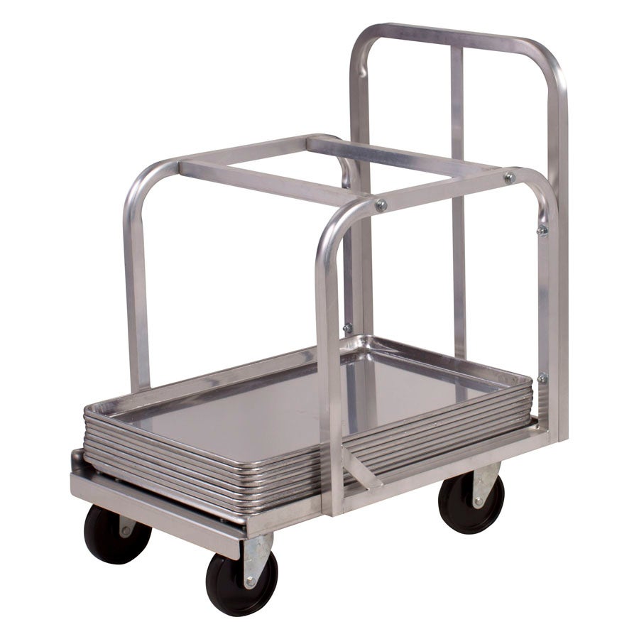 Utility Truck, Sheet Pan, Aluminum, with Handle & Casters 1 - 1 EACH 322804