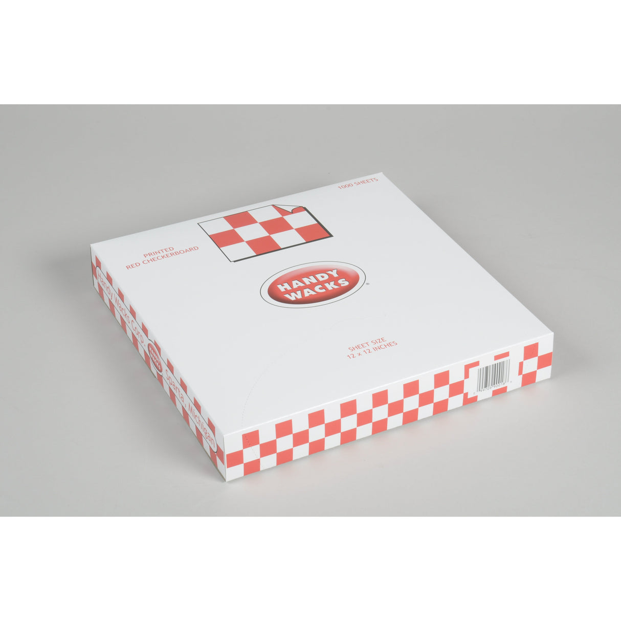 Wraps, Deli, 12 x 12 Inch, Red Checker 6 - 1000 COUNT