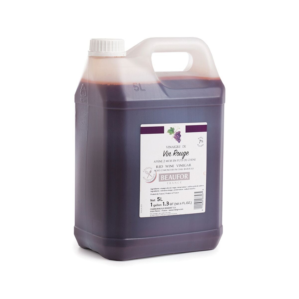 Vinegar, Red Wine 2 - 5 LITER