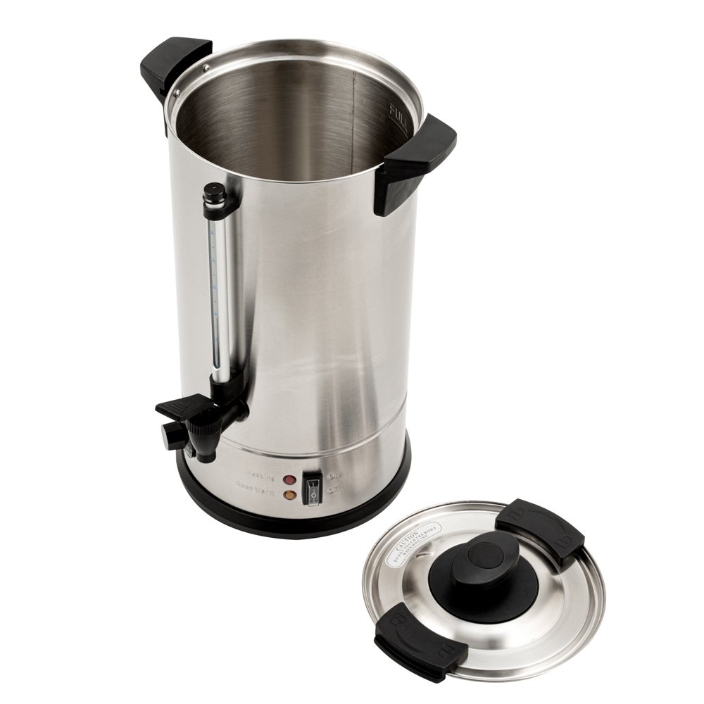 Urn, Coffee, 67 Cup, 13/0 Stainless Steel, 8.75 x 8.75 x 18.75 Inch 1 - 1 EACH 367015