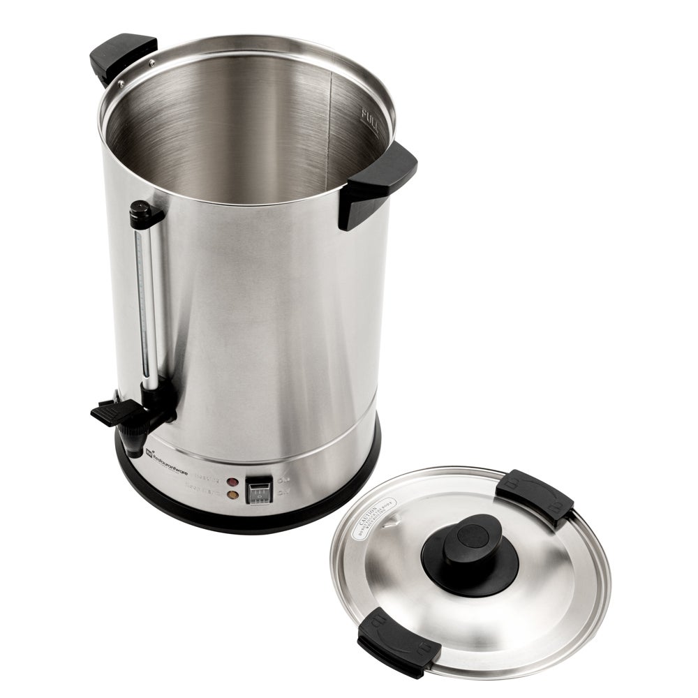 Urn, Coffee, 128 Cup, 13/0 Stainless Steel, 11.5 x 11.5 x 19.5 Inch 1 - 1 EACH 367014