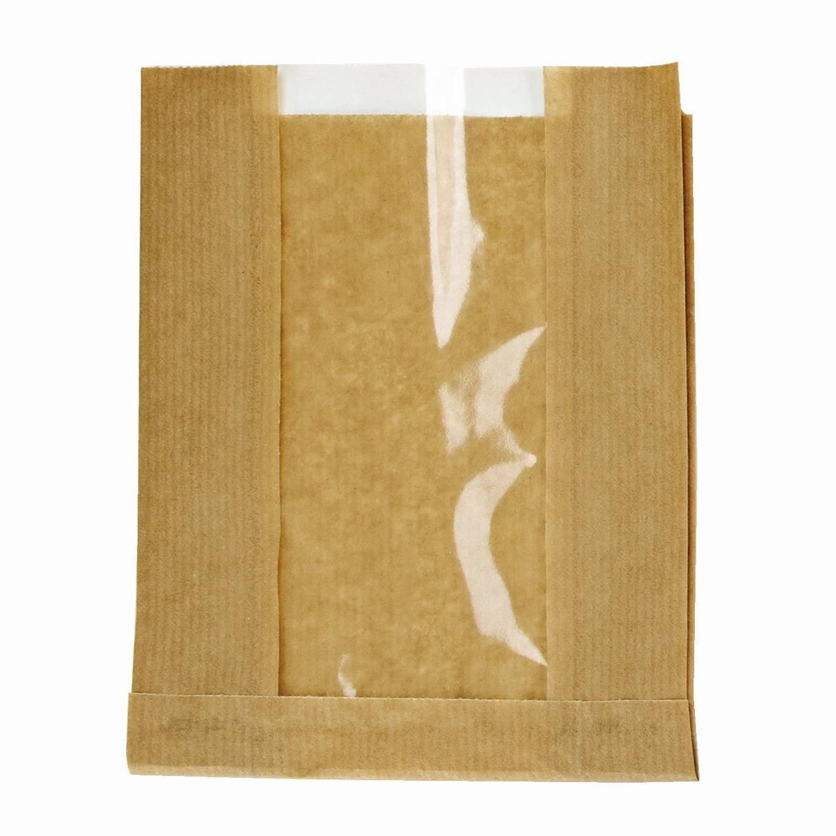 Bags, 11 x 7.1 x 2.8 Inch, Brown, Kraft, with Window 1 - 1000 COUNT 180759