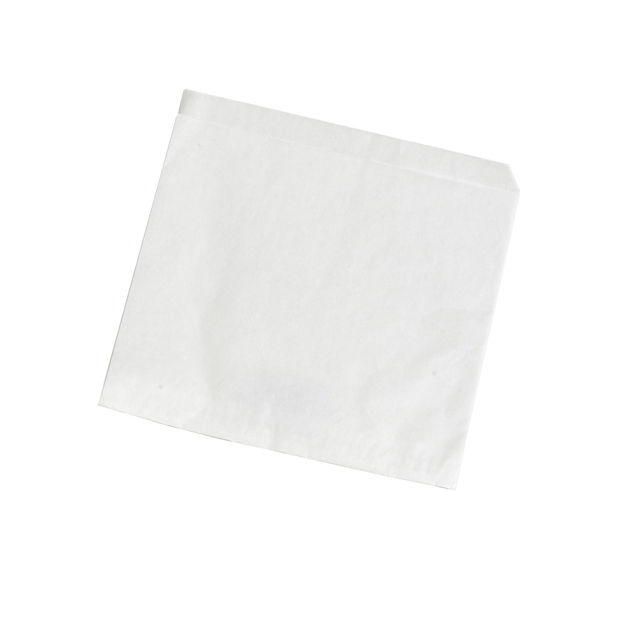 Bags, 6.5 x 6.5 Inch, Greaseproof Paper, White Kraft, Opens on 2 Sides 1000 - 1 EACH 459098