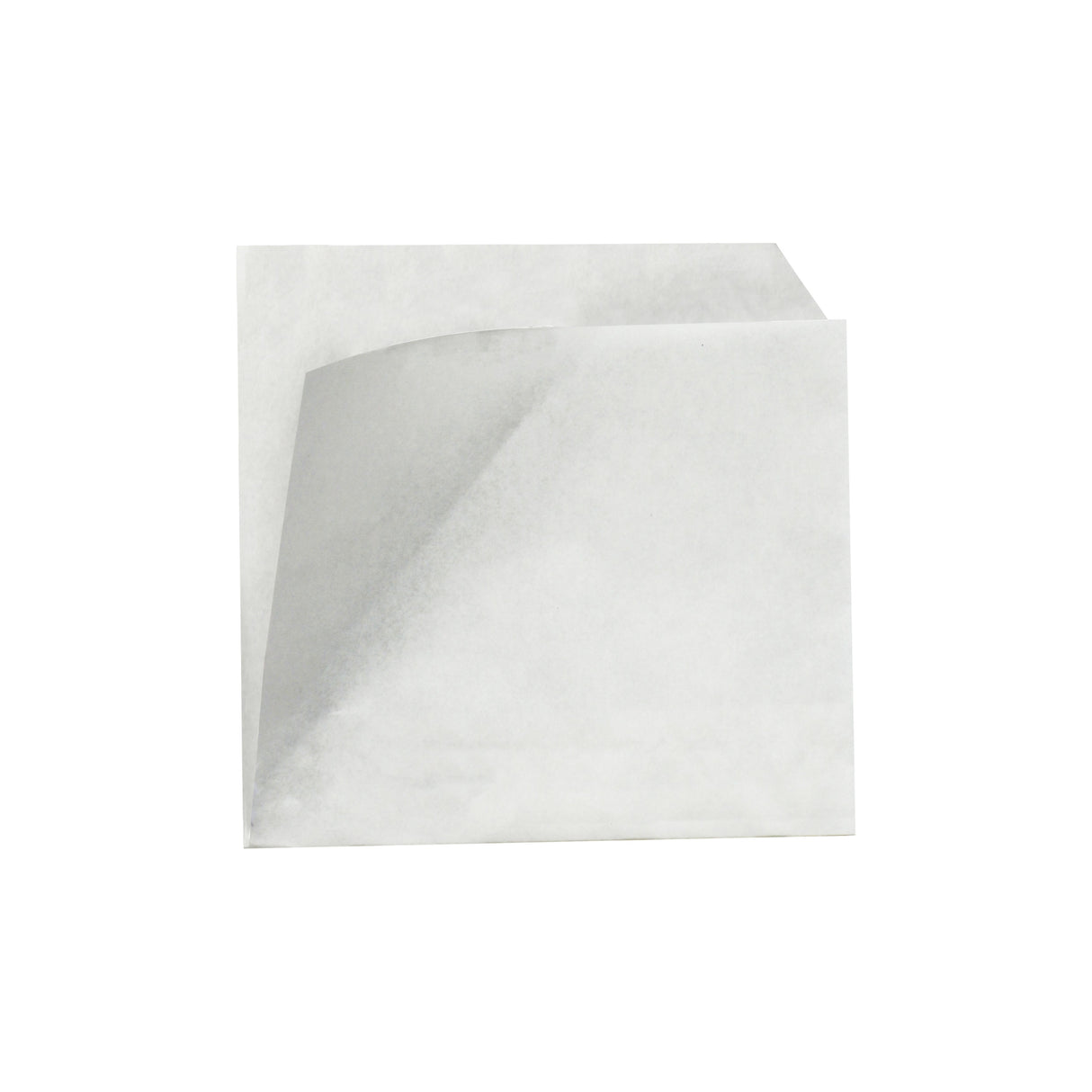 Bags, 4.3 x 4.3 Inch, Greaseproof Paper, White Kraft, Opens on 2 Sides 1000 - 1 EACH 459079