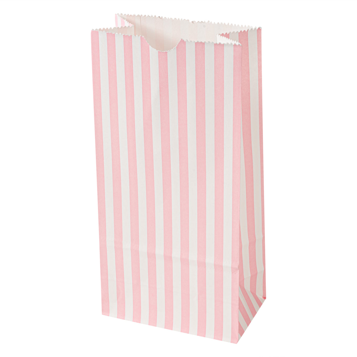 Bags, Bag Tek 4.25 x 2.25 x 8.50 Inch, Paper, Pink & White Stripe, 2 Pound 100 - 1 EACH 498703