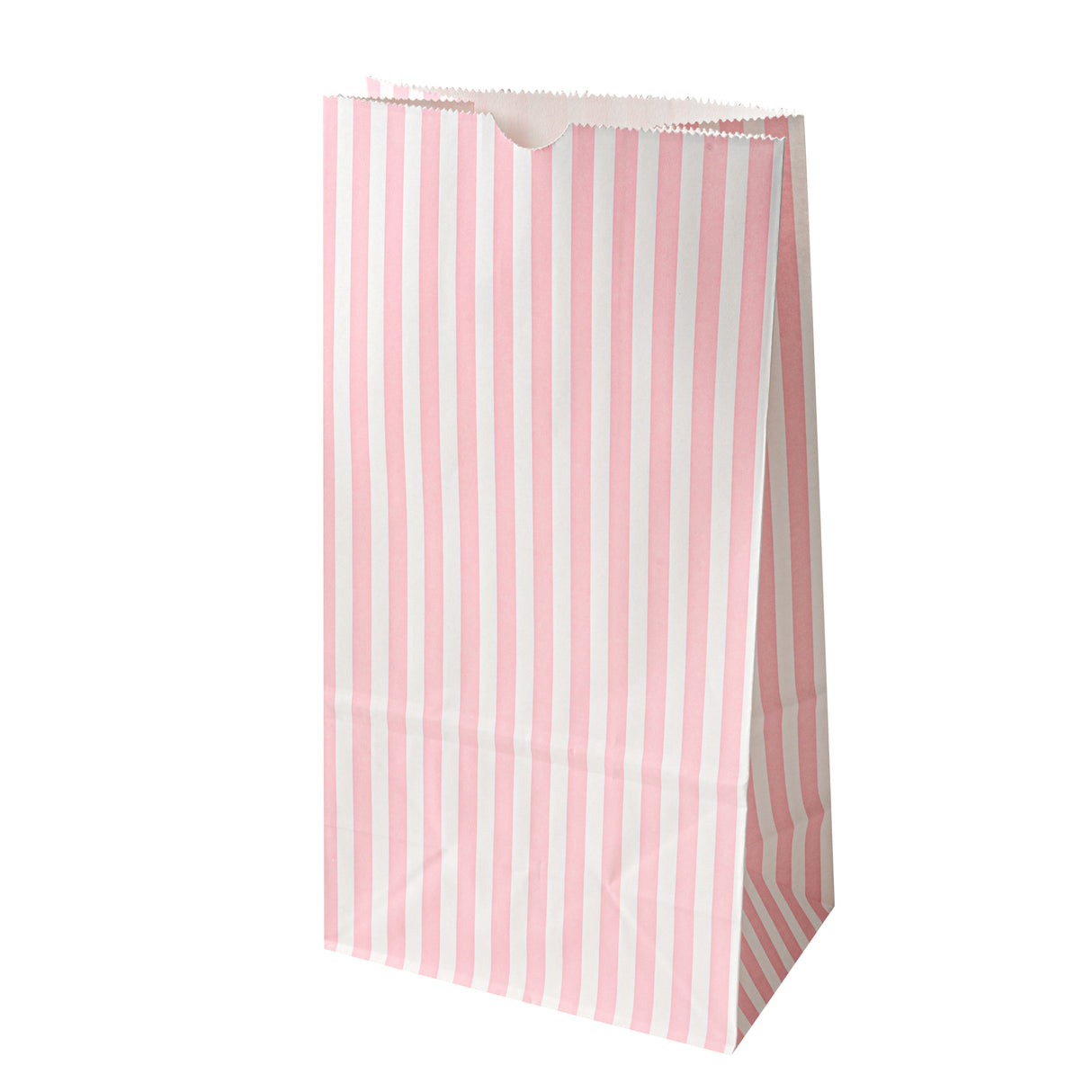 Bags, Bag Tek 6 x 3.50 x 10.75 Inch, Paper, Pink & White Stripe, 6 Pound 100 - 1 EACH 498738