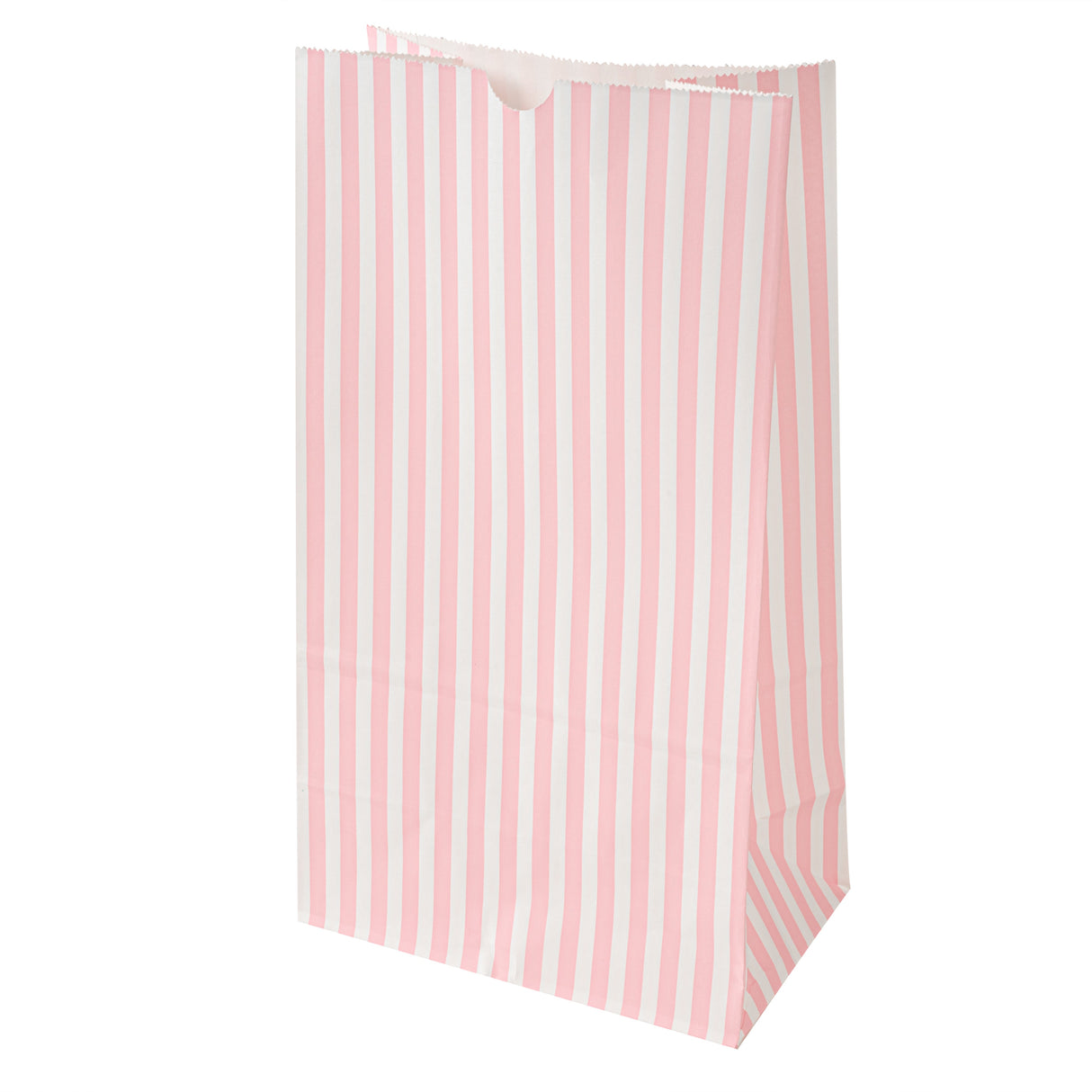 Bags, Bag Tek 7 x 4.25 x 12.50 Inch, Paper, Pink & White Stripe, 12 Pound 100 - 1 EACH 498744