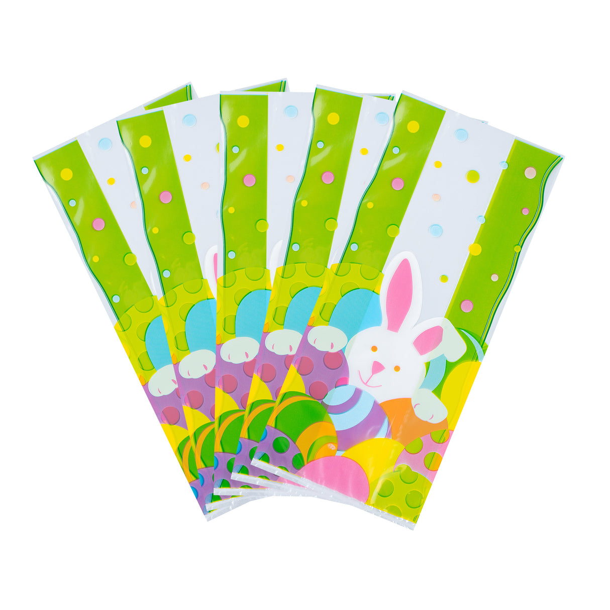 Bags, Candy, Bag Tek 5 x 3 x 11 Inch, Plastic, Easter Bunny Print, Gusseted 100 - 1 EACH 536145