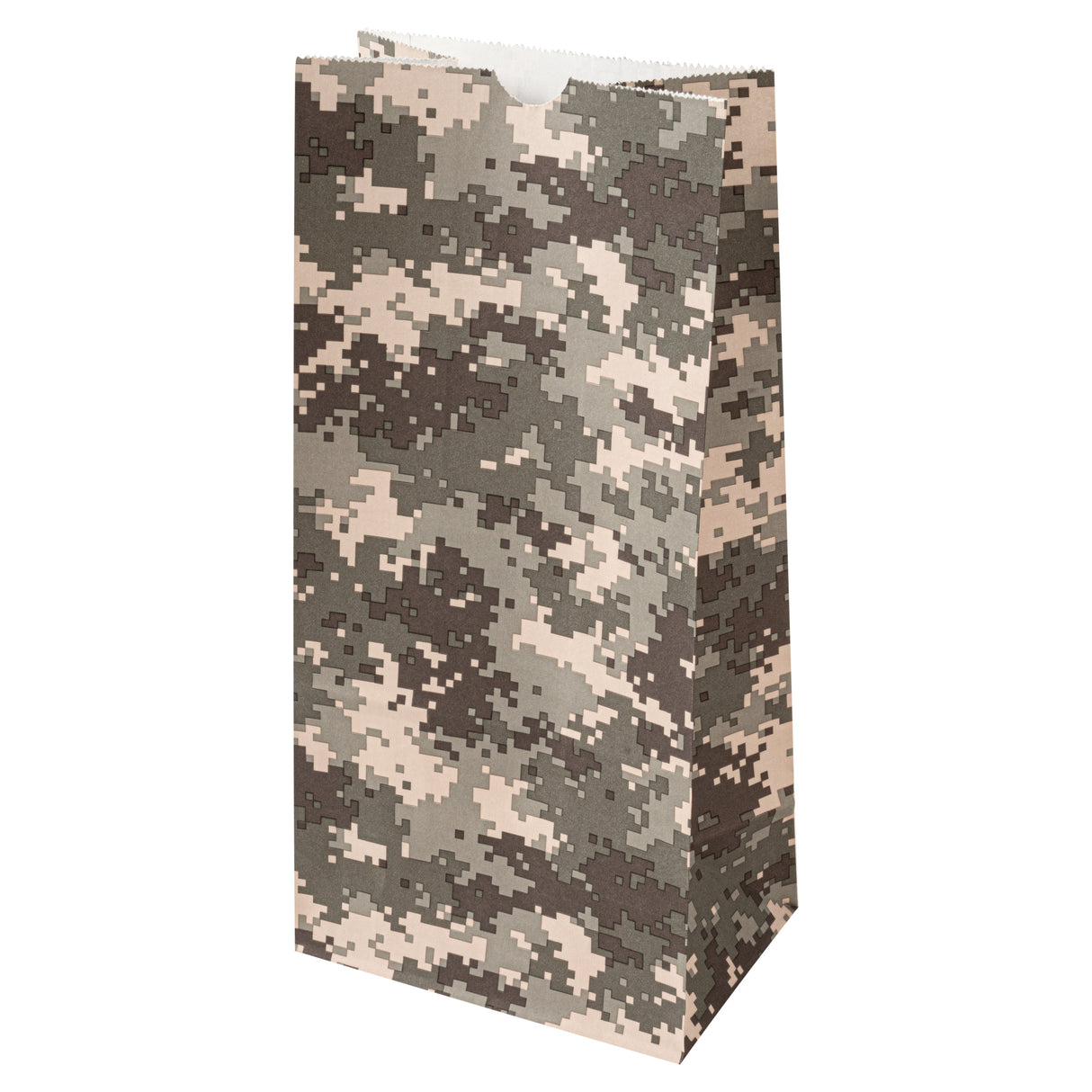 Bags, Bag Tek 6 x 4 x 11.75 Inch, Paper, Camouflage, 8 Pound 100 - 1 EACH 534276