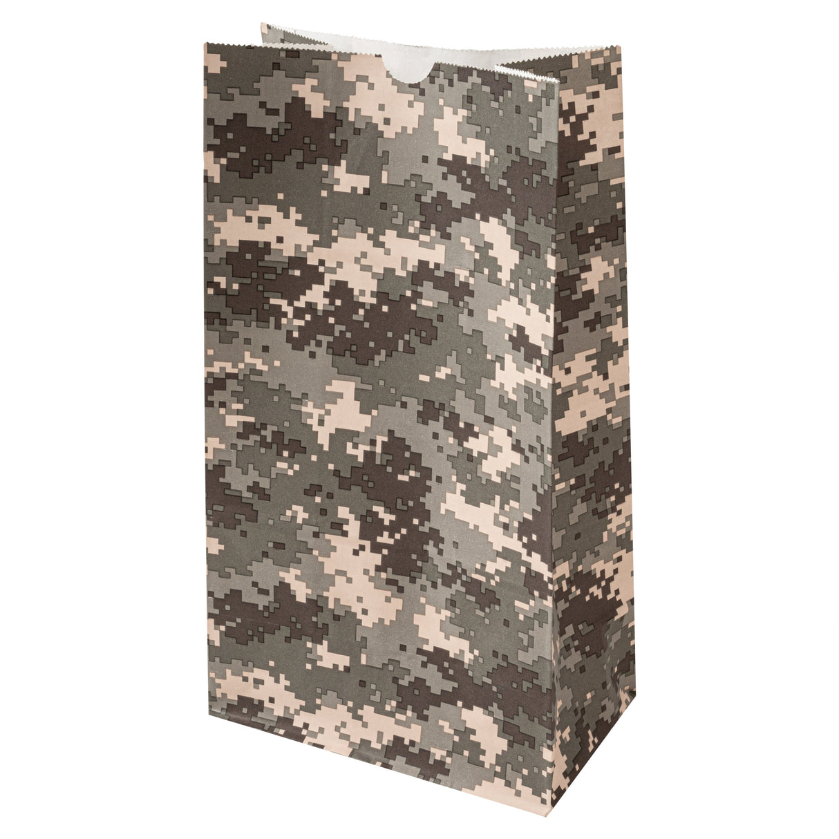 Bags, Bag Tek 7 x 4.25 x 12.50 Inch, Paper, Camouflage, 12 Pound 100 - 1 EACH 534287