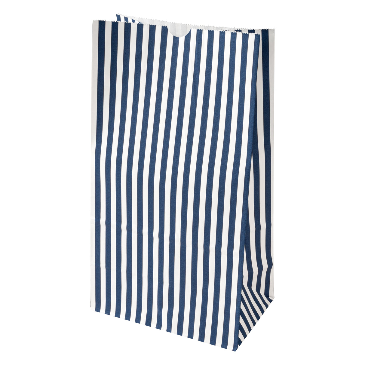 Bags, Bag Tek 7 x 4.25 x 12.50 Inch, Paper, Blue & White Stripe, 12 Pound 100 - 1 EACH 534288