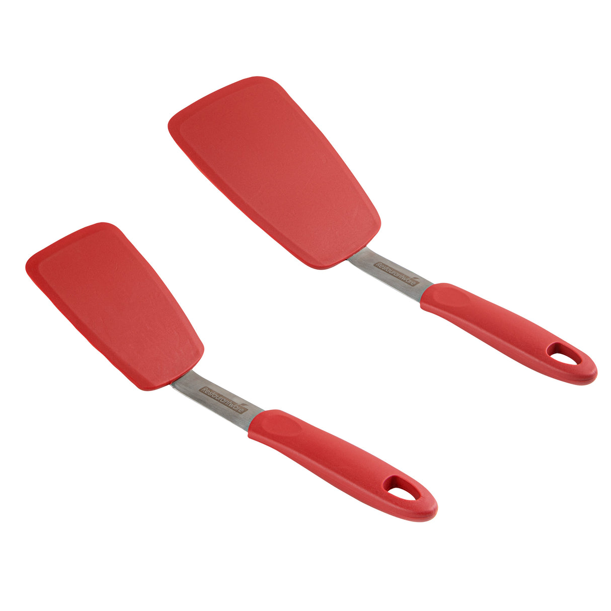 Turner Set, Solid, Comfy Grip 2-Piece, Red, Silicone 1 - 2 PIECE 532590