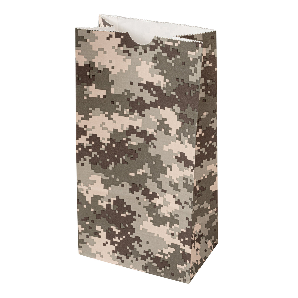 Bags, Bag Tek 4 Pound, Paper, Camouflage, 5 x 3.25 x 9.50 Inch 100 - 1 EACH 533269