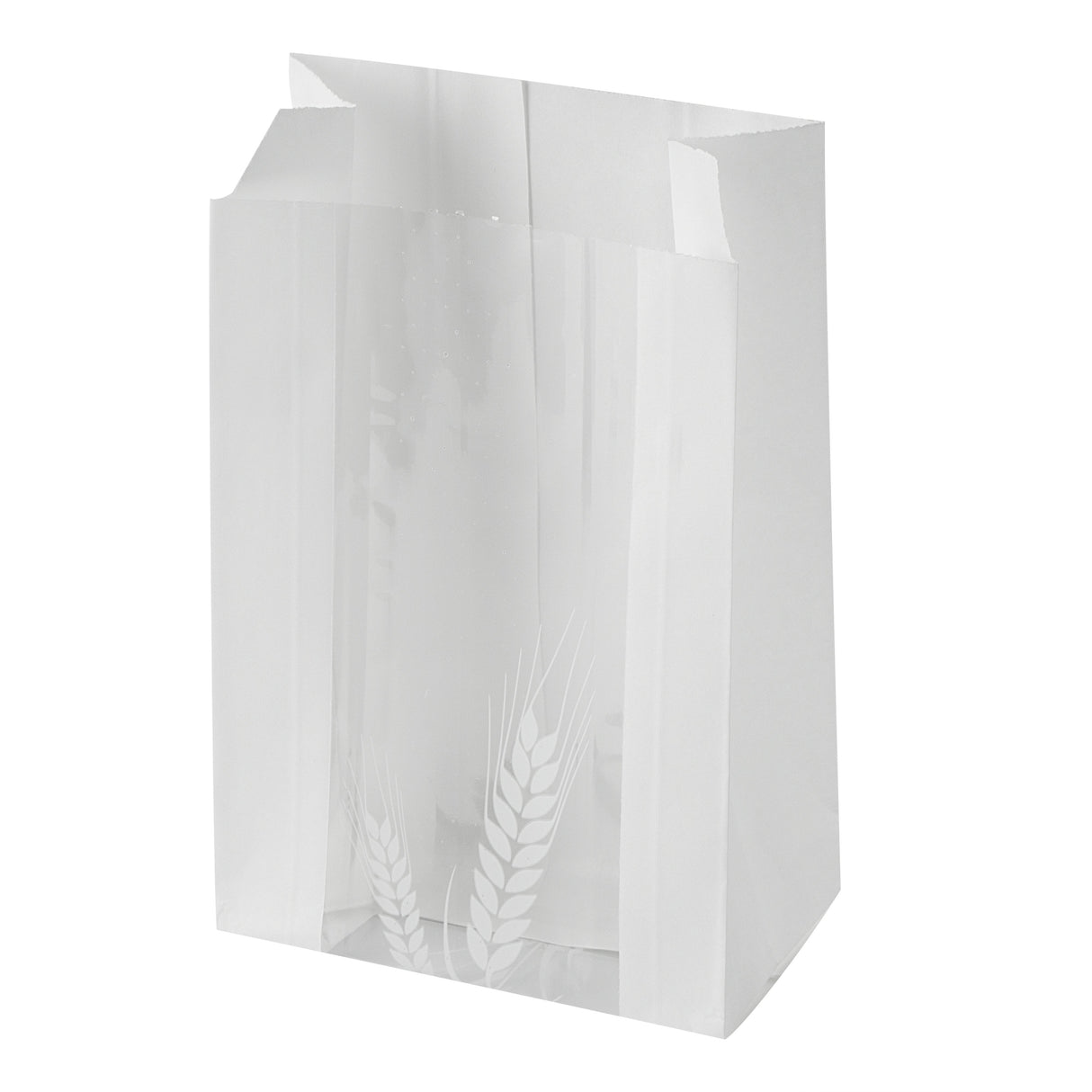 Bags, Bread, Bag Tek 4.50 x 2.50 x 8.50 Inch, Paper, White, Wheat Pattern, Micro-Perforated 100 - 1 EACH 531469