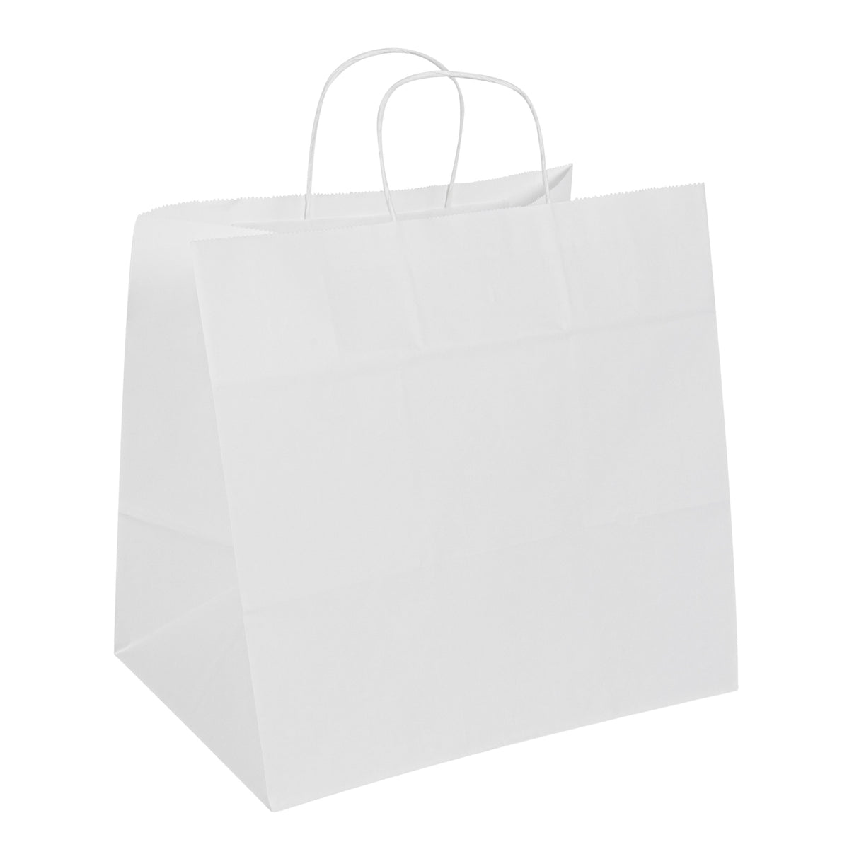 Bags, Retail, Saving Nature 12.50 x 8.25 x 11.25 In, Paper, White, with Handles 100 - 1 EACH 531583