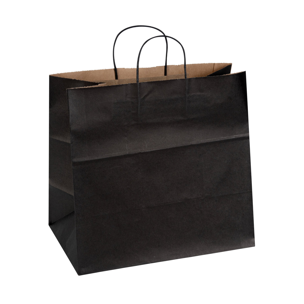 Bags, Retail, Saving Nature 14.25 x 8.25 x 13.25 In, Paper, Black, with Handles 100 - 1 EACH 531585