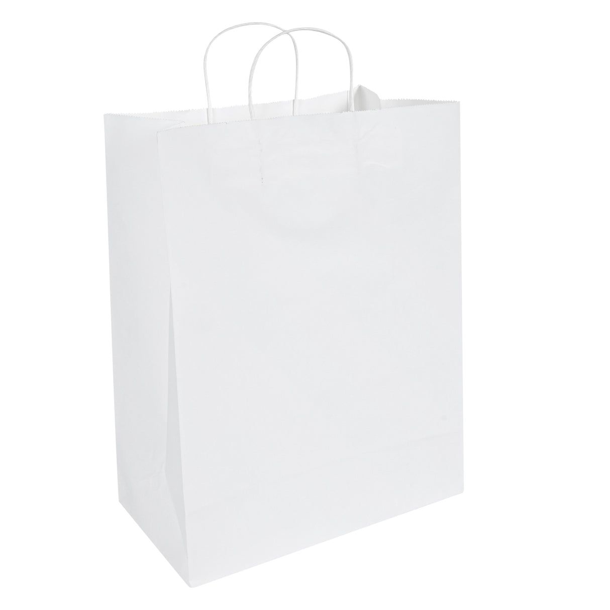 Bags, Retail, Saving Nature 12.50 x 6.25 x 17 Inch, Paper, White, with Handles 100 - 1 EACH 531589