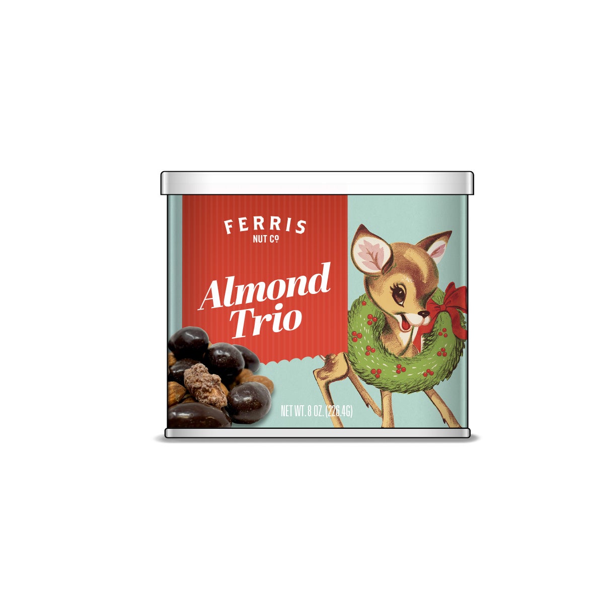 Almond, 3-Style, Can 12 - 8 OUNCE 542867